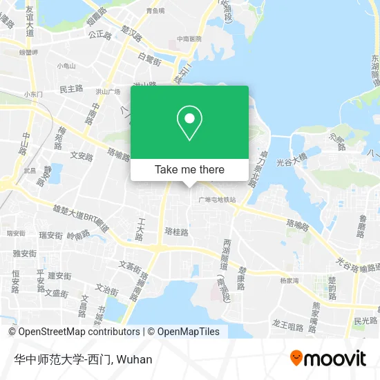 华中师范大学-西门 map