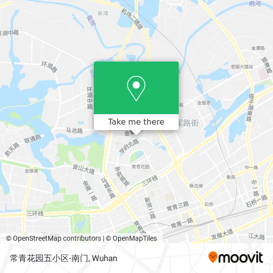 常青花园五小区-南门 map