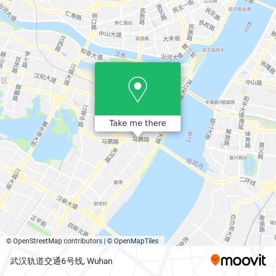 武汉轨道交通6号线 map