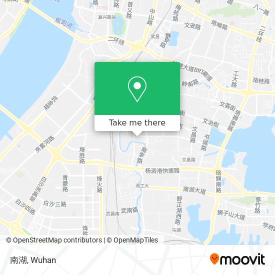 南湖 map