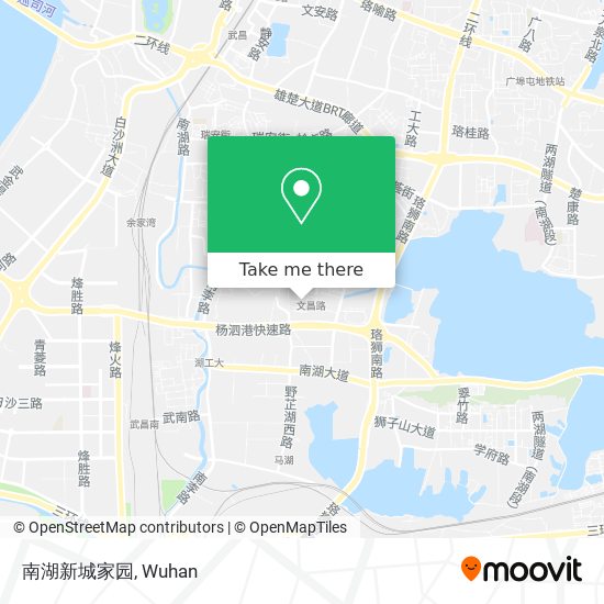 南湖新城家园 map