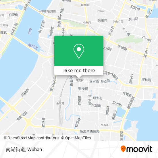 南湖街道 map