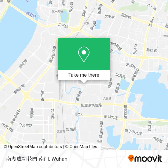 南湖成功花园-南门 map