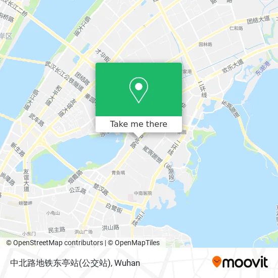 中北路地铁东亭站(公交站) map