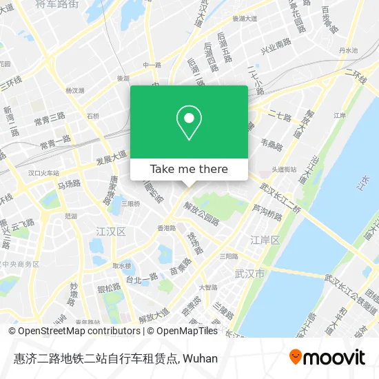 惠济二路地铁二站自行车租赁点 map