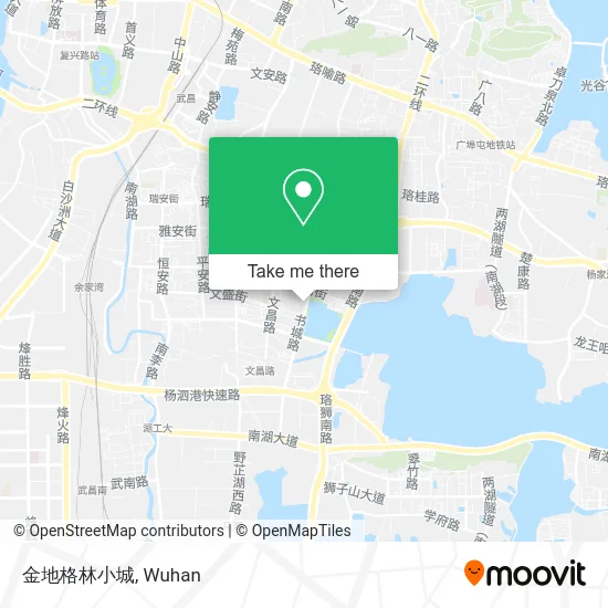 金地格林小城 map