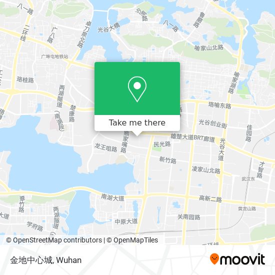 金地中心城 map