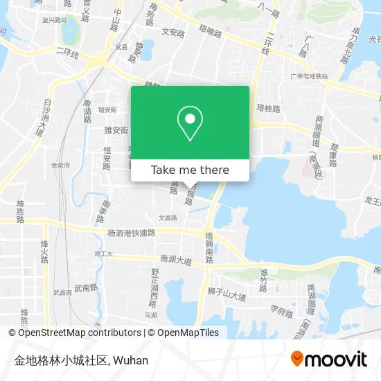 金地格林小城社区 map