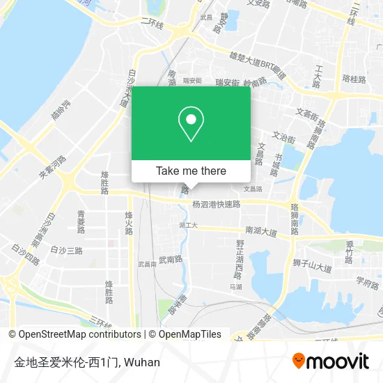 金地圣爱米伦-西1门 map