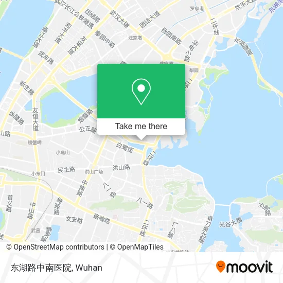 东湖路中南医院 map