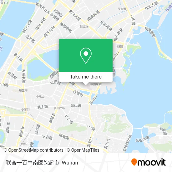 联合一百中南医院超市 map