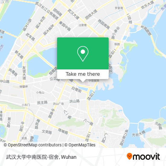 武汉大学中南医院-宿舍 map