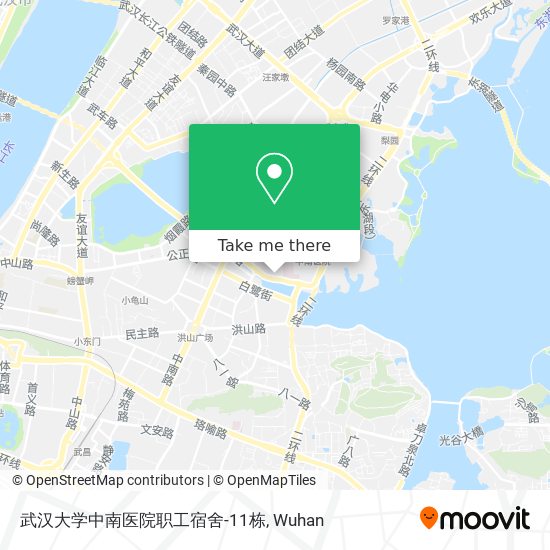 武汉大学中南医院职工宿舍-11栋 map