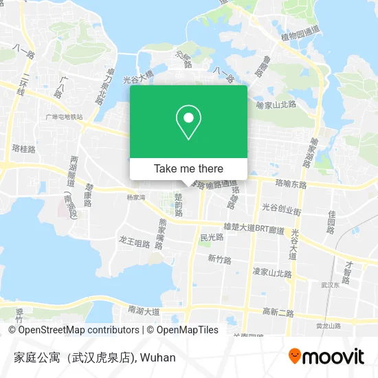 家庭公寓（武汉虎泉店) map