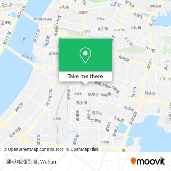 迎献粮油副食 map