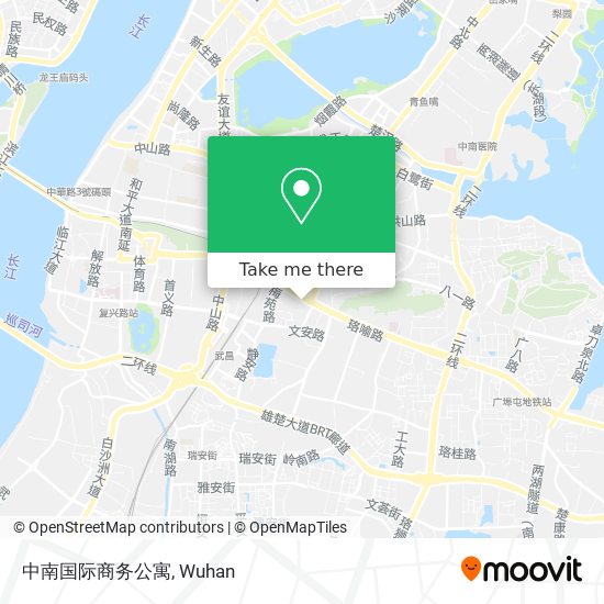 中南国际商务公寓 map
