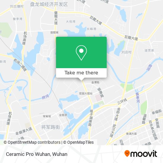 Ceramic Pro Wuhan map