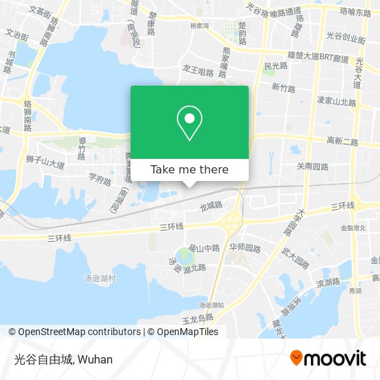 光谷自由城 map
