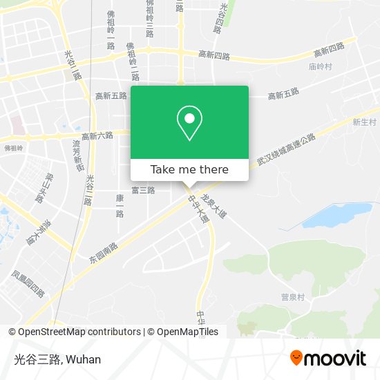 光谷三路 map