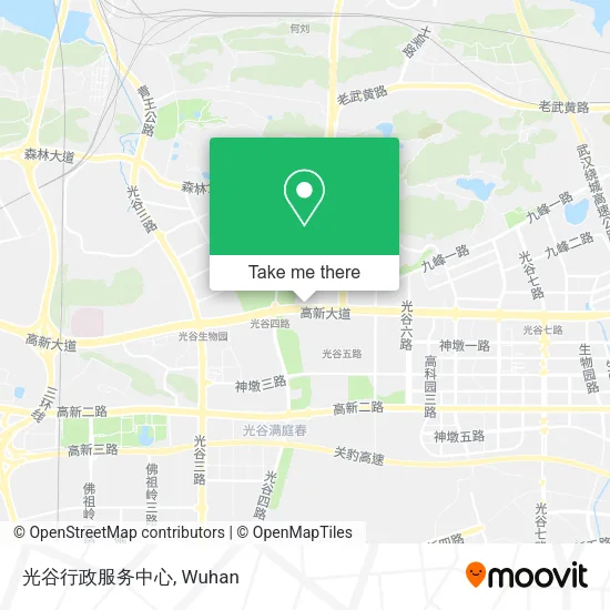 光谷行政服务中心 map