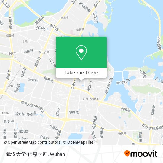 武汉大学-信息学部 map