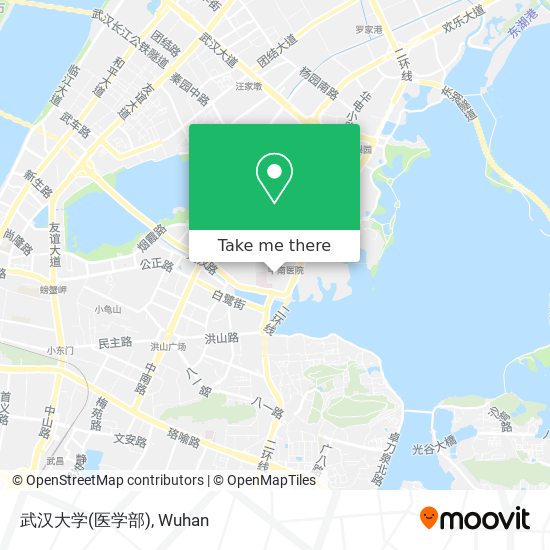 武汉大学(医学部) map