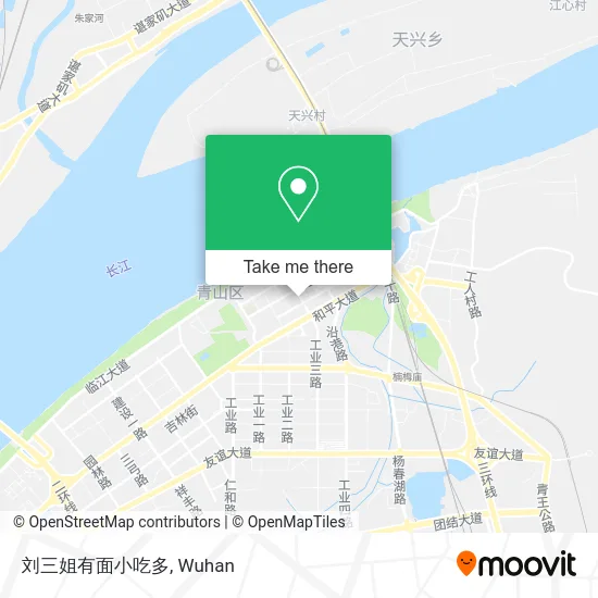 刘三姐有面小吃多 map