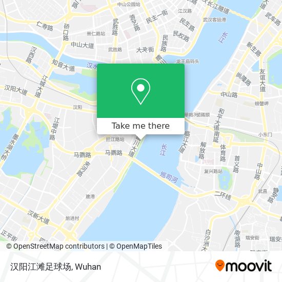 汉阳江滩足球场 map