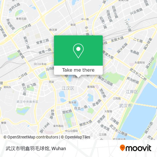 武汉市明鑫羽毛球馆 map