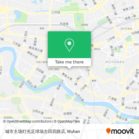 城市主场灯光足球场古田四路店 map