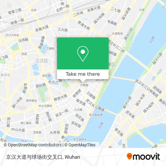 京汉大道与球场街交叉口 map