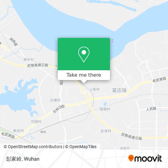 彭家岭 map
