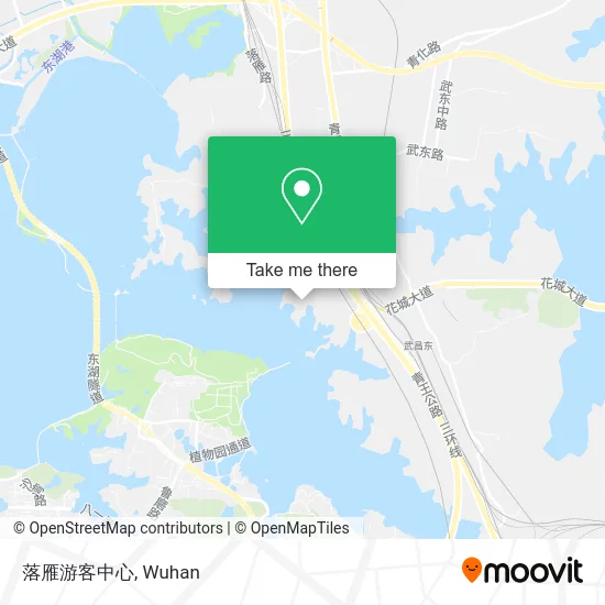 落雁游客中心 map