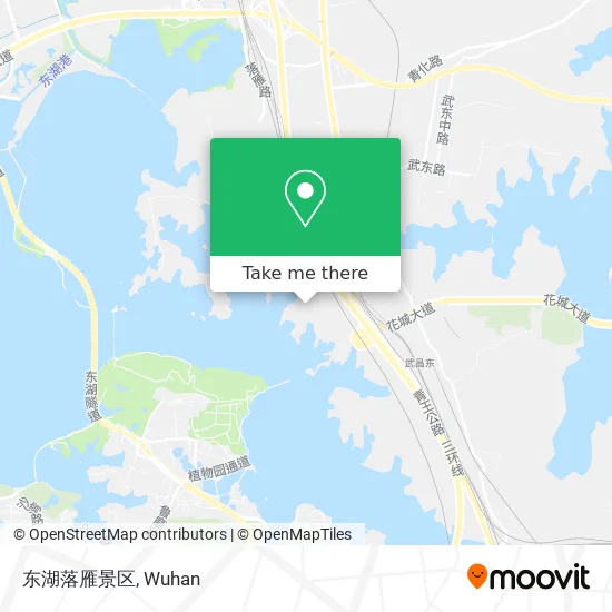 东湖落雁景区 map