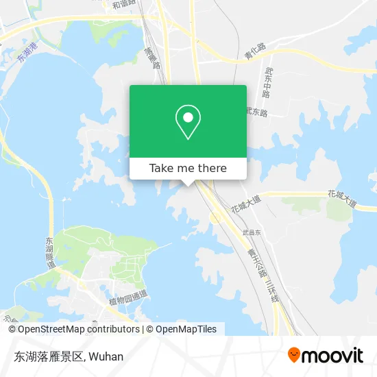 东湖落雁景区 map