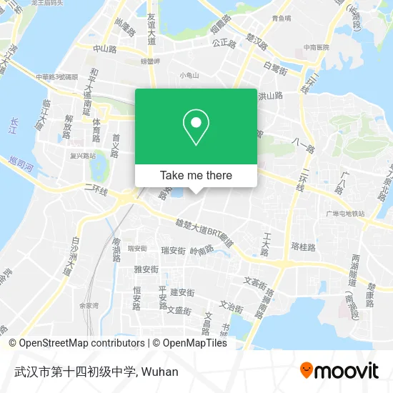 武汉市第十四初级中学 map