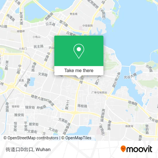 街道口D出口 map