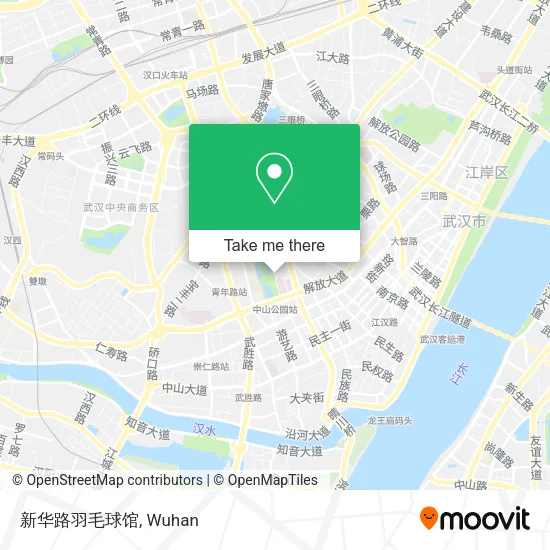 新华路羽毛球馆 map