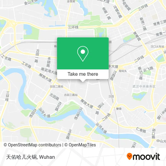 天佑哈儿火锅 map