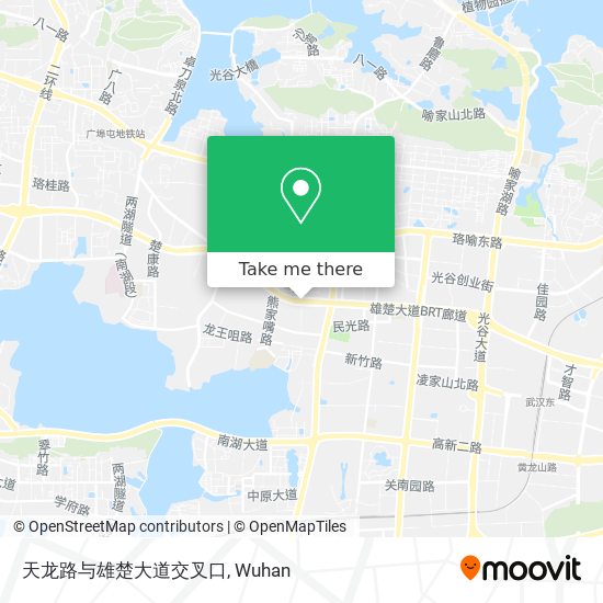 天龙路与雄楚大道交叉口 map