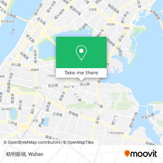 精明眼镜 map
