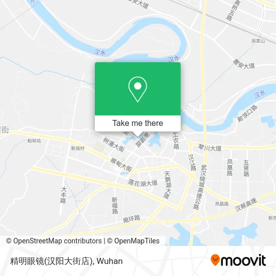 精明眼镜(汉阳大街店) map