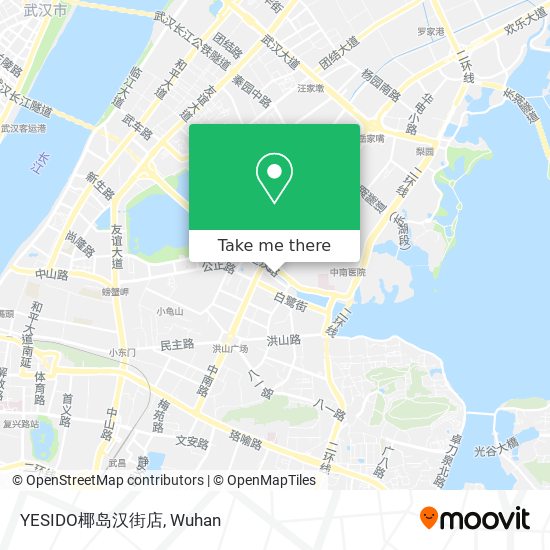 YESIDO椰岛汉街店 map