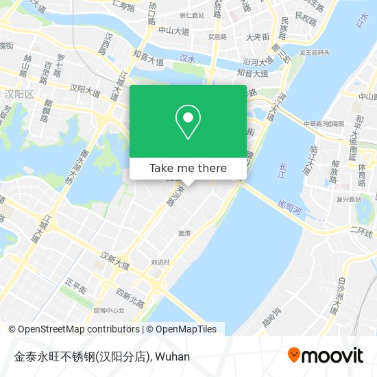 金泰永旺不锈钢(汉阳分店) map
