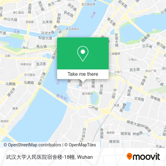 武汉大学人民医院宿舍楼-18幢 map