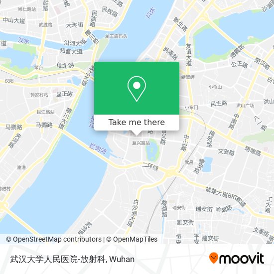 武汉大学人民医院-放射科 map
