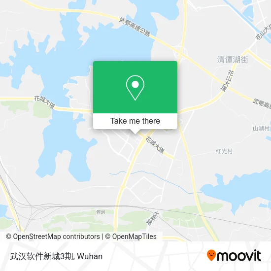 武汉软件新城3期 map