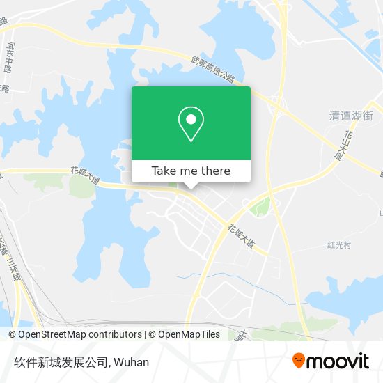 软件新城发展公司 map