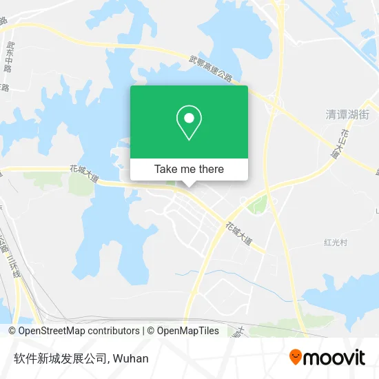 软件新城发展公司 map