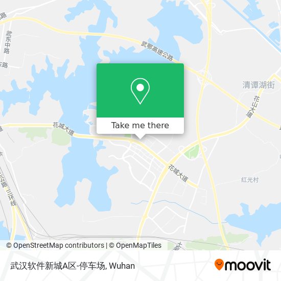 武汉软件新城A区-停车场 map